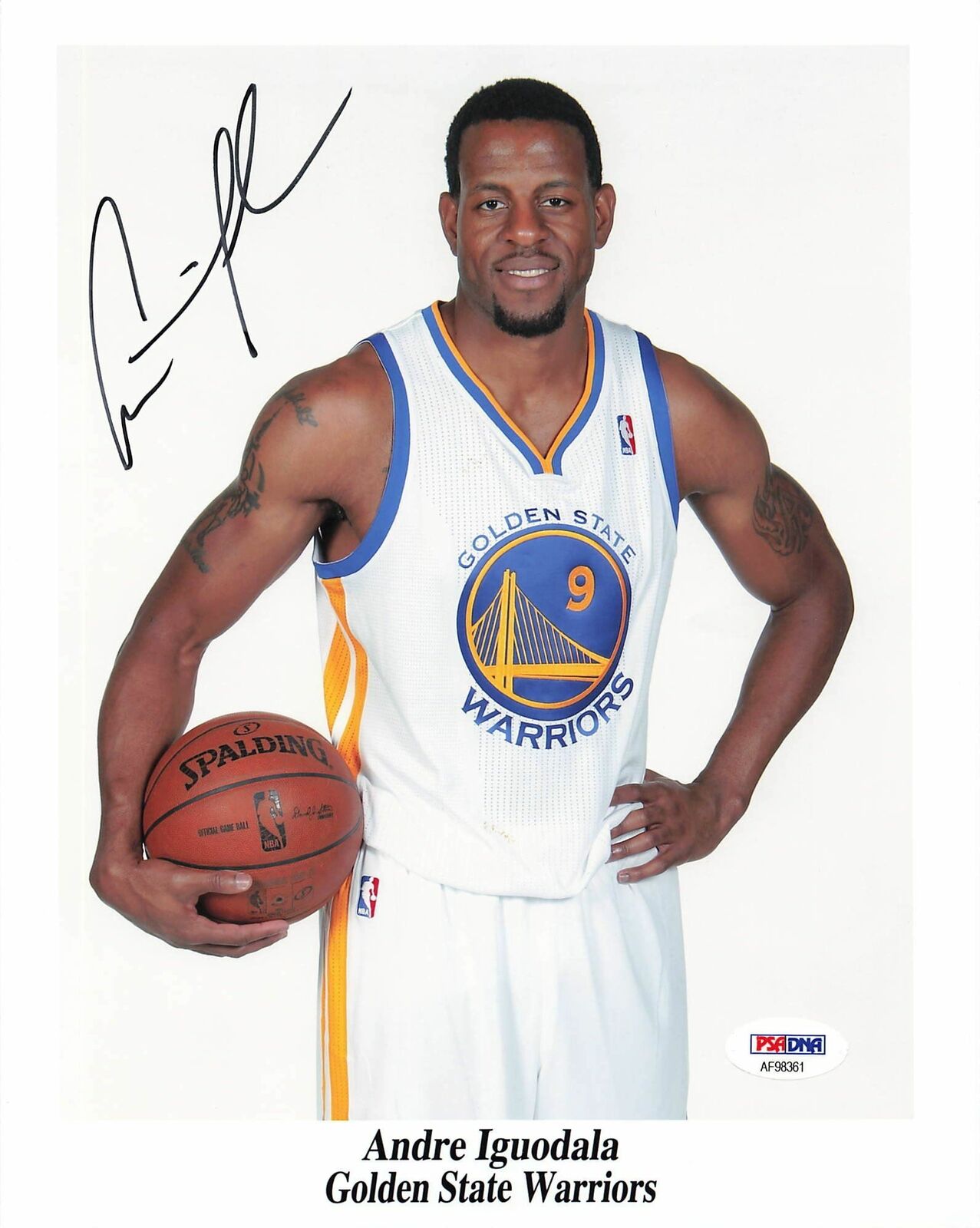 Andre Iguodala signed 8x10 photo PSA/DNA Golden State Warriors Autographed