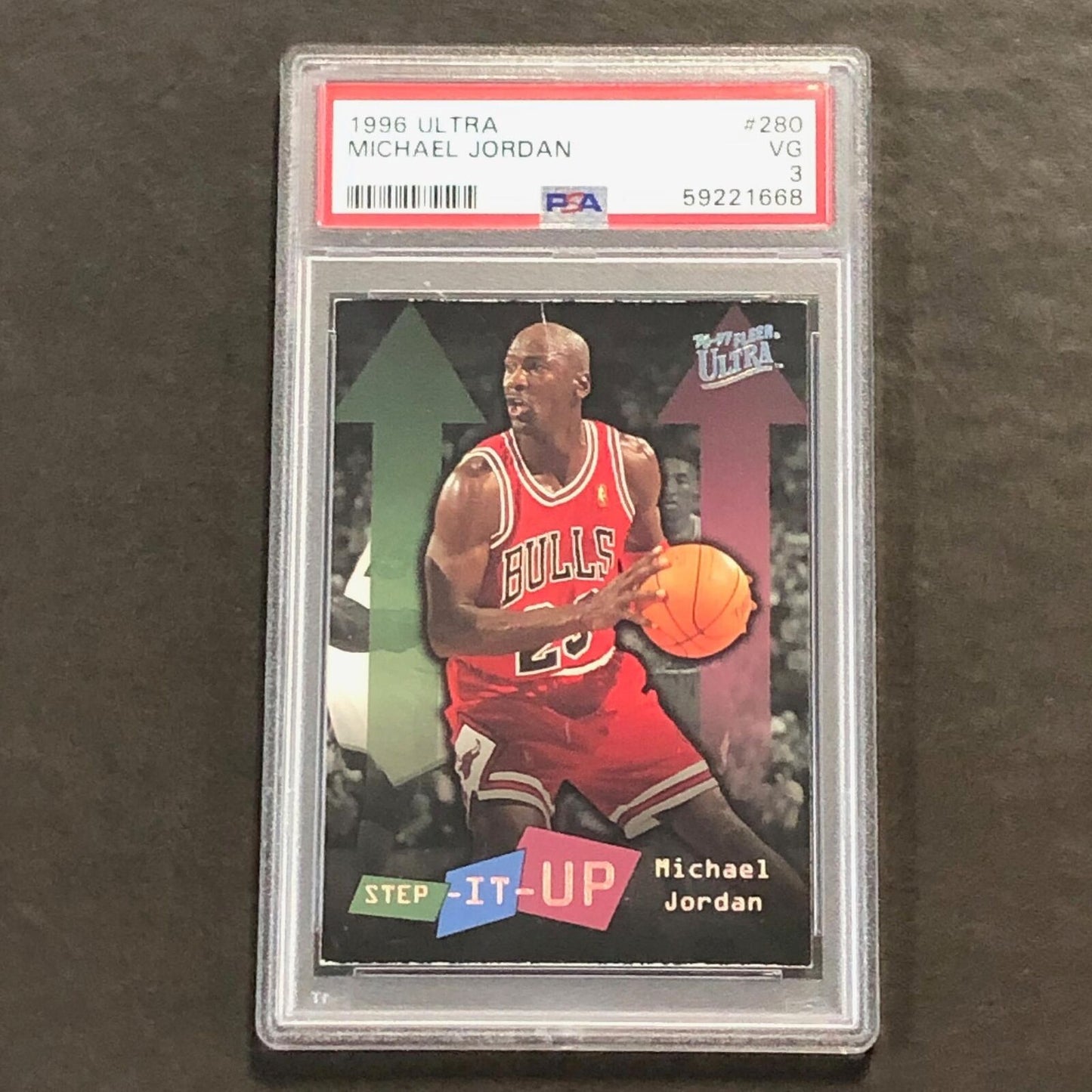 1996 Ultra #280 Michael Jordan PSA 3 Bulls