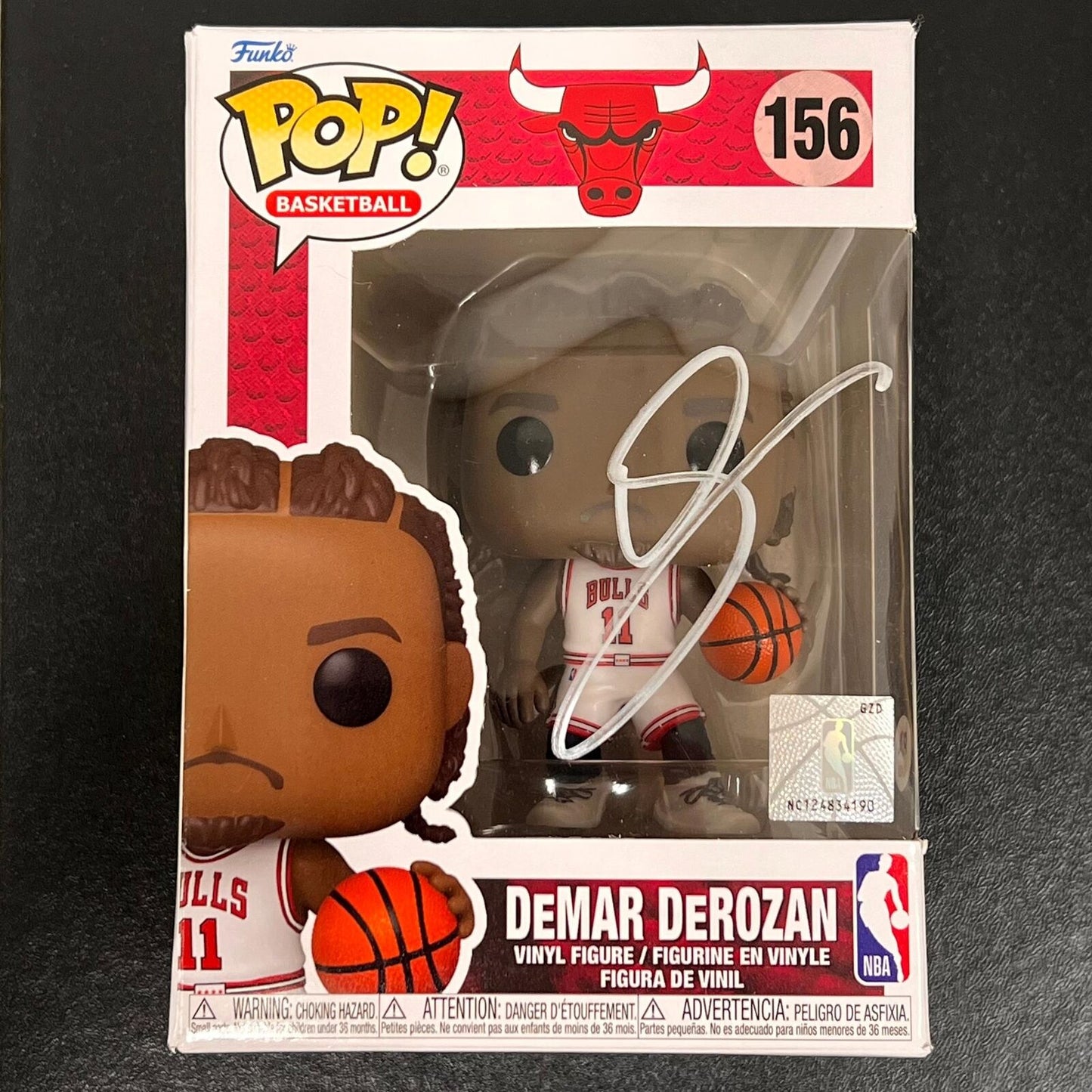 Demar Derozan Signed Funko Pop PSA/DNA Chicago Bulls Autographed