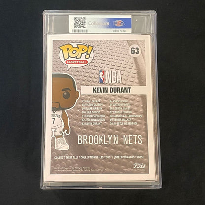 Kevin Durant Encapsulated Funko Pop #94 PSA NM-MT 8.5 Nets