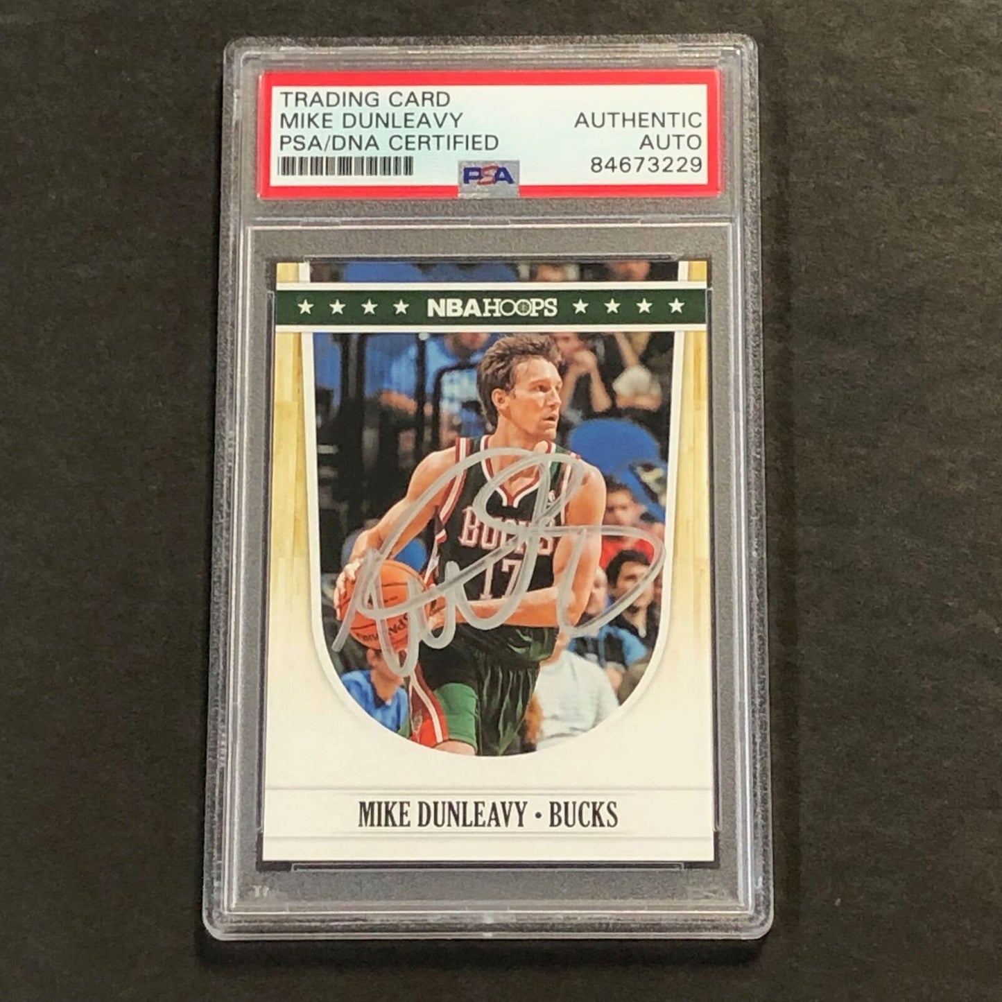 2012-13 NBA Hoops #78 Mike Dunleavy Signed Card PSA/DNA Slabbed Bucks