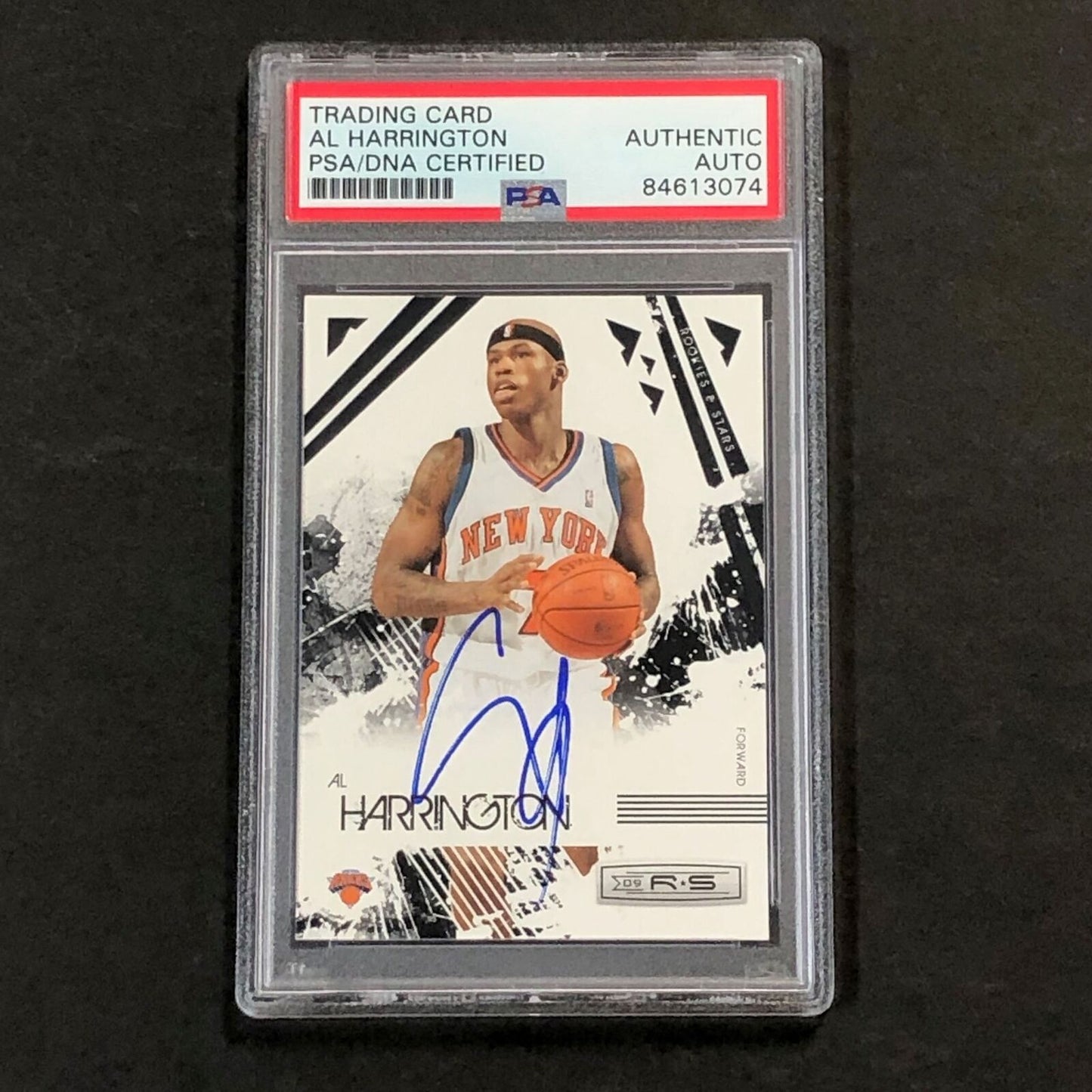 2009-10 Panini Rookies & Stars #63 Al Harrington Signed Card AUTO PSA Slabbed Kn