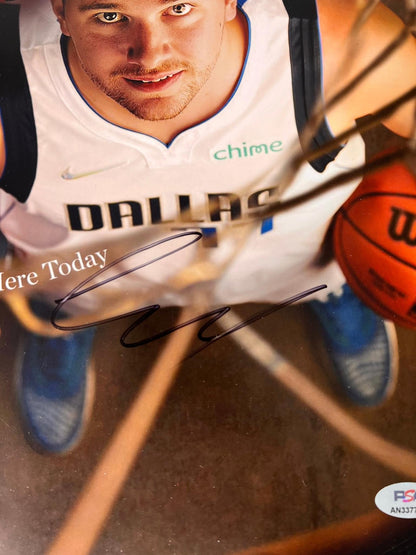 Luka Doncic Signed 16x20 photo PSA/DNA Dallas Mavericks Autographed