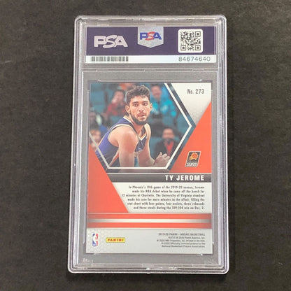 2019-20 Panini Mosaic NBA Debut #273 Ty Jerome Signed Card AUTO 10 PSA Slabbed S