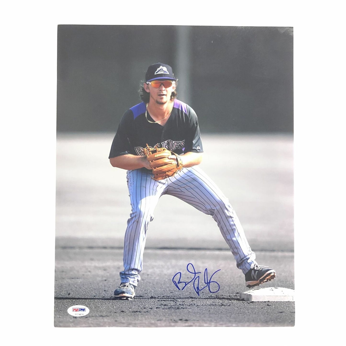 Brendan Rodgers signed 11x14 Photo PSA/DNA Colorado Rockies autographed