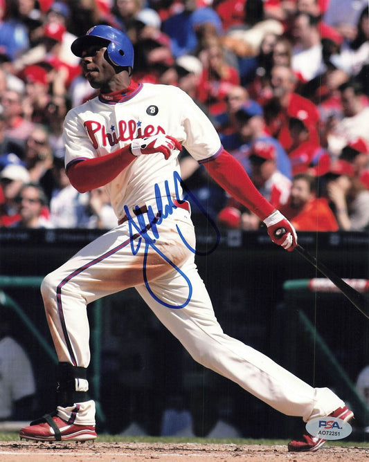 John Mayberry Jr. signed 8x10 photo PSA/DNA Philadelphia Phillies Autographed