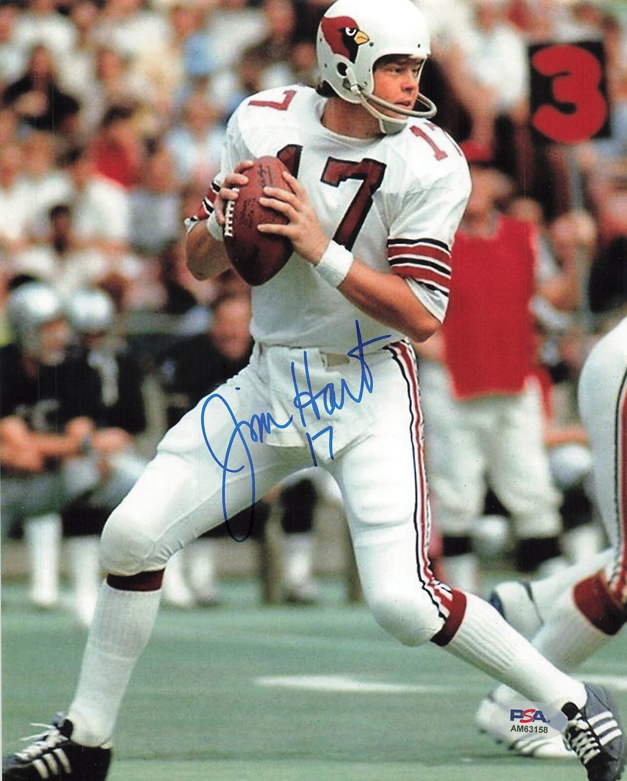 Jim Hart signed 8x10 photo PSA/DNA Arizona Cardinals Autographed