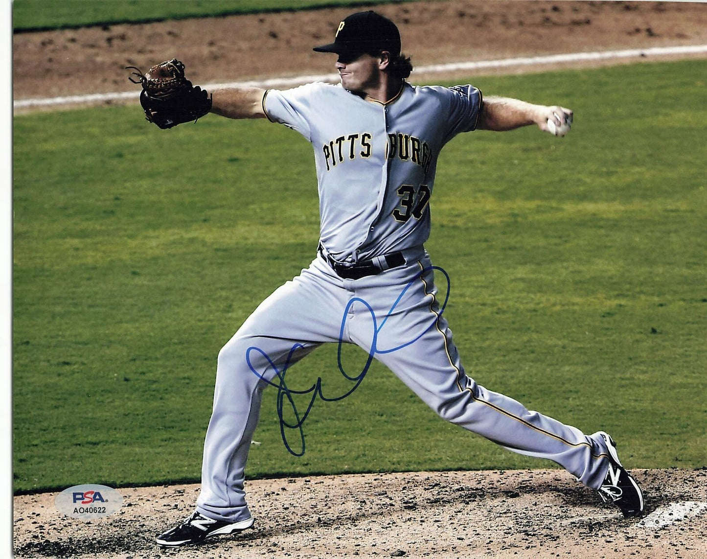 Justin Wilson signed 8x10 photo PSA/DNA Pittsburgh Pirates Autographed