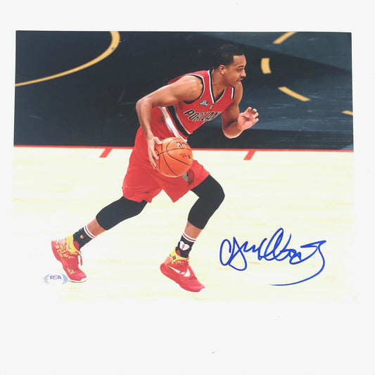 CJ McCollum signed 11x14 photo PSA/DNA Portland Trailblazers Autographed