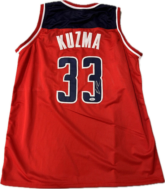 Kyle Kuzma signed jersey PSA/DNA Washington Wizards Autographed