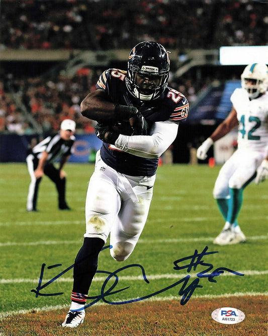 Ka'deem Carey signed 8x10 photo PSA/DNA Chicago Bears Autographed