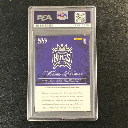 2012-13 Panini Prestige #207 Thomas Robinson Signed Card AUTO PSA Slabbed RC Kin