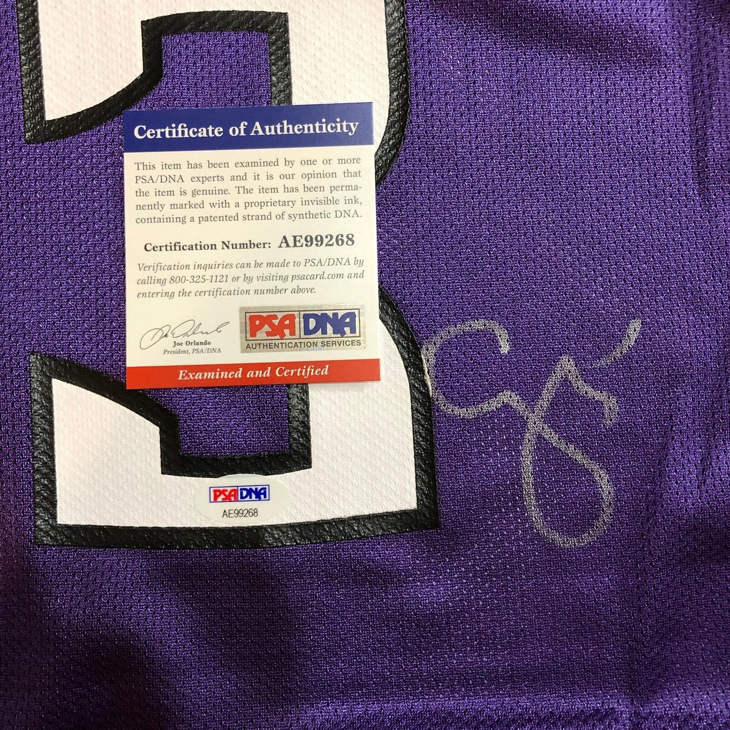 Cuttino Mobley signed jersey PSA/DNA Sacramento Kings Autographed