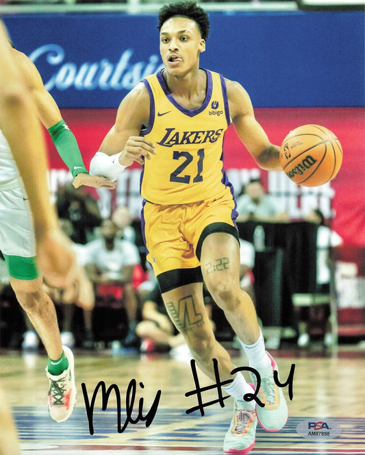 MAXWELL LEWIS signed 8x10 photo PSA/DNA Los Angeles Lakers Autographed