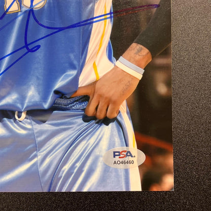 Dwyane Wade and Carmelo Anthony signed 11x14 Photo PSA/DNA Basketball Autographe