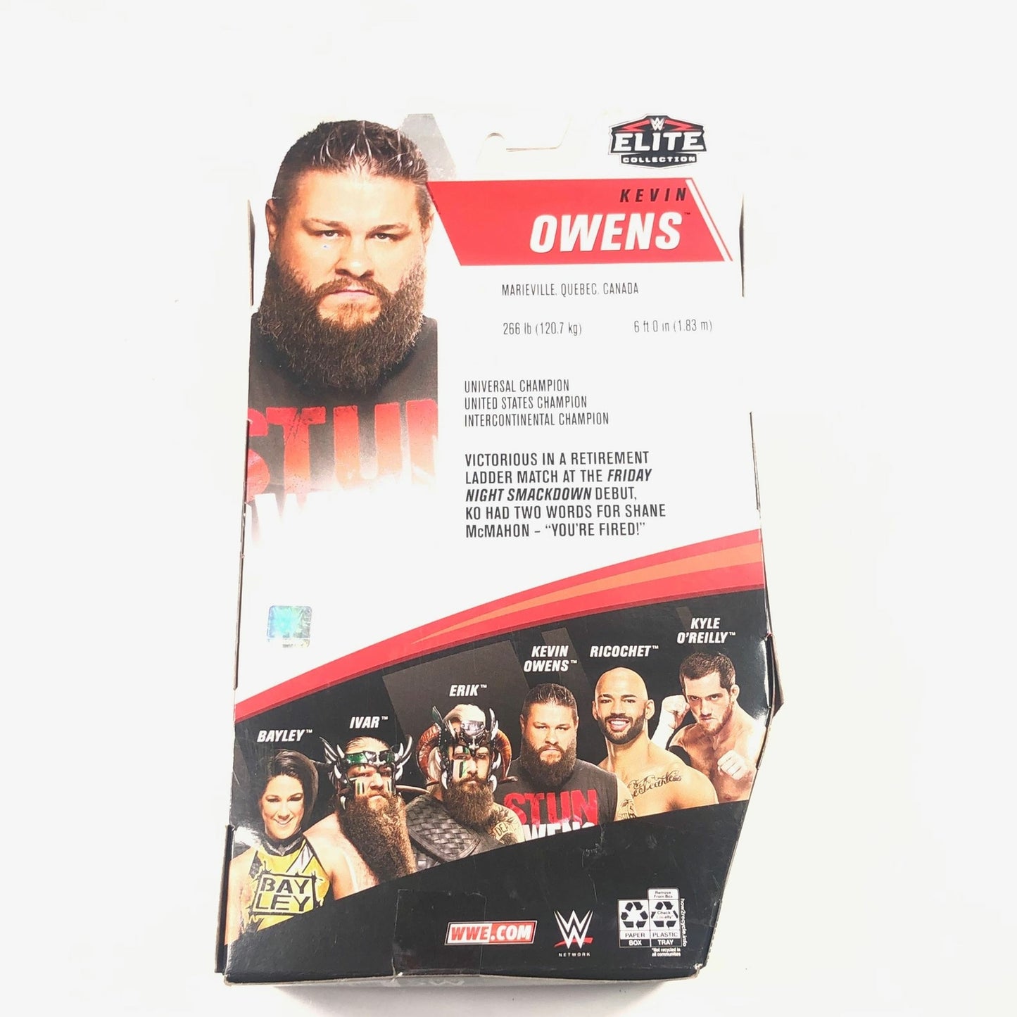 Kevin Owens Signed WWE Elite Collection Figure PSA/DNA Wrestling