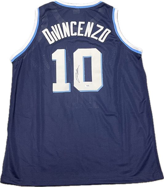 Donte Divencenzo Signed Jersey PSA Villanova Wildcats Autographed