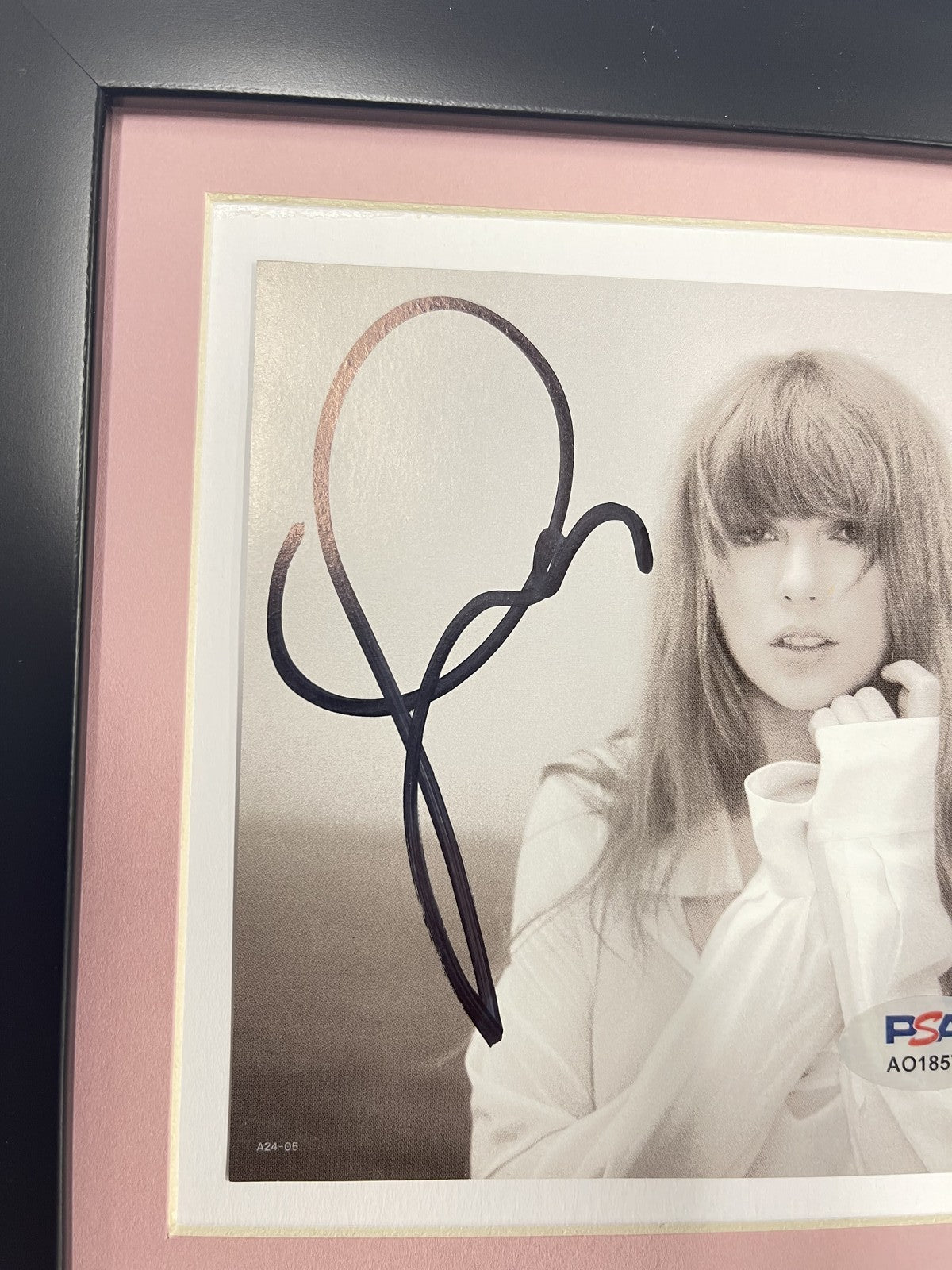 Taylor Swift Signed CD Cover Framed PSA/DNA The Tortured Poets Department TTPD