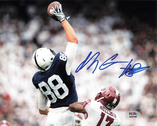 Mike Gesicki signed 8x10 photo PSA/DNA Penn State Autographed