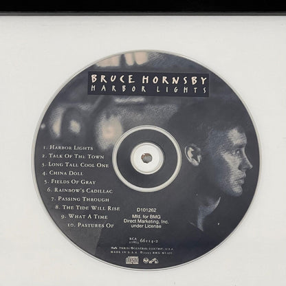 Bruce Hornsby Signed Harbor Lights Album CD Framed PSA/DNA Autographed