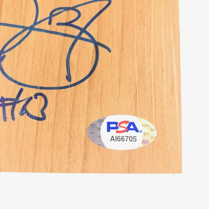 Dwight Buycks Signed Floorboard PSA/DNA Toronto Raptors Autographed