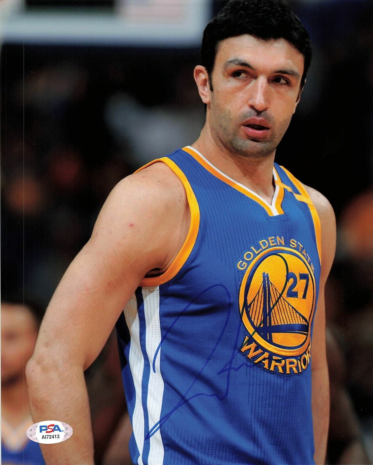 Zaza Pachulia signed 8x10 photo PSA/DNA Autographed Golden Sate Warriors