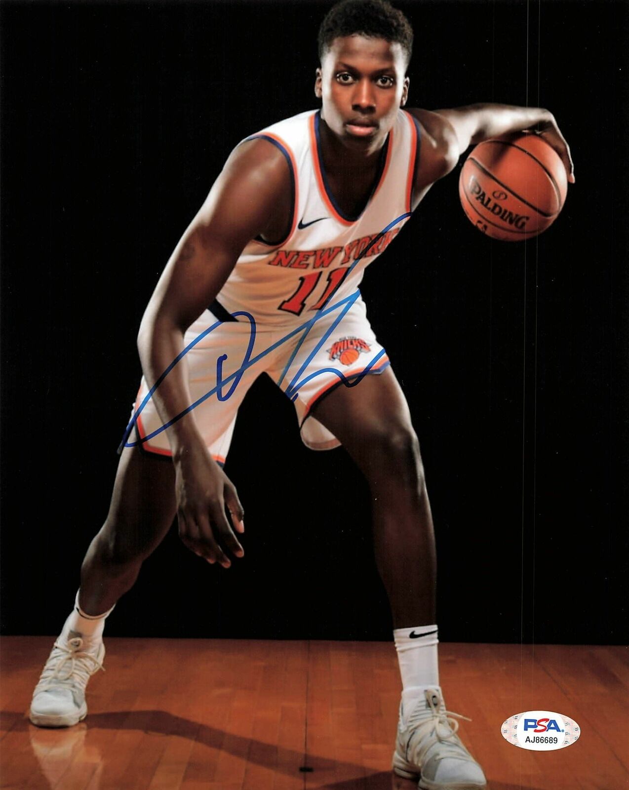 Frank Ntilikina signed 8x10 photo PSA/DNA New York Knicks Autographed