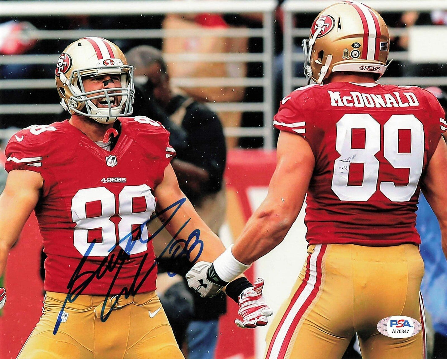 GARRETT CELEK signed 8x10 photo PSA/DNA San Francisco 49ers Autographed