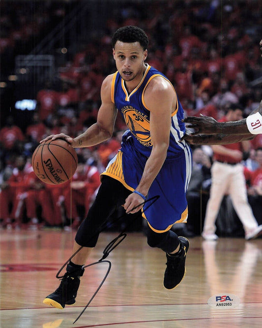 Stephen Curry Signed 8x10 photo PSA/DNA Autographed 8x10 Warriors