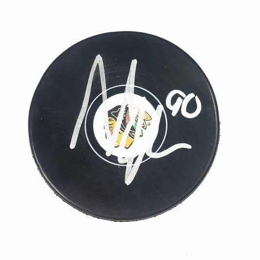 TYLER JOHNSON signed Hockey Puck PSA/DNA Chicago Blackhawks Autographed