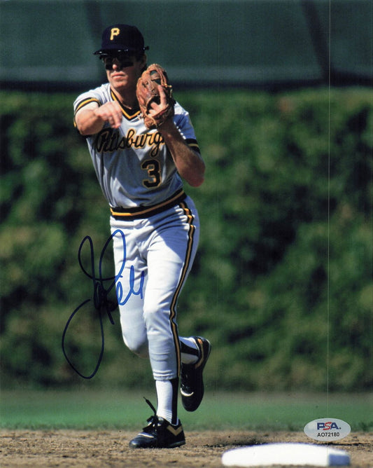 JAY BELL signed 8x10 photo PSA/DNA Pittsburgh Pirates Autographed