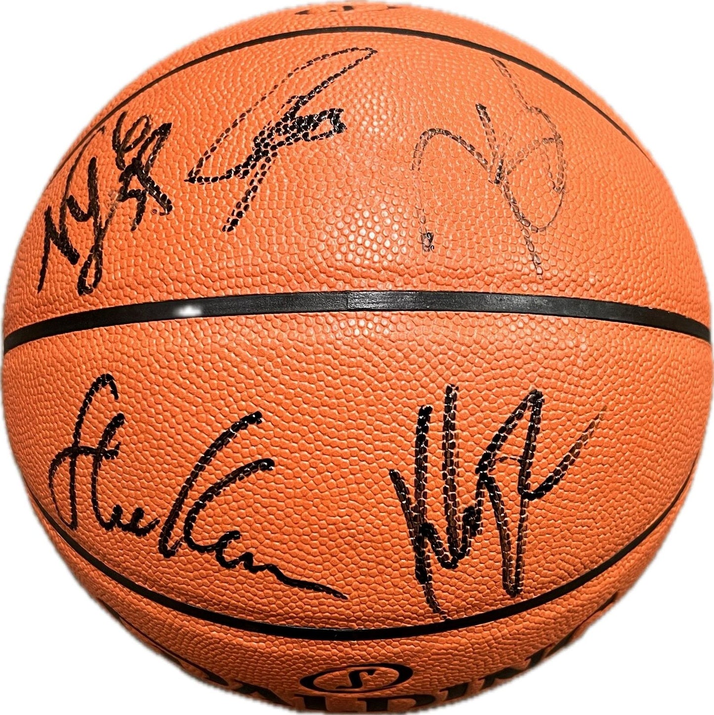 2017-18 Golden State Warriors Team signed Basketball PSA/DNA LOA Warriors autogr