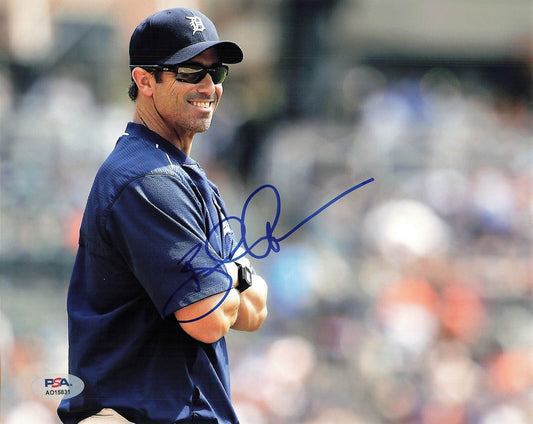 Brad Ausmus signed 8x10 photo PSA/DNA Detroit Tigers Autographed