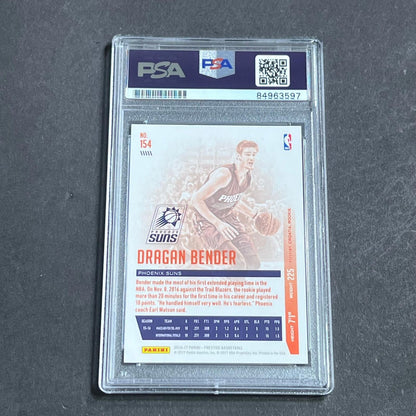 2016-17 Panini Prestige #154 Dragan Bender Signed Card AUTO PSA Slabbed RC Suns