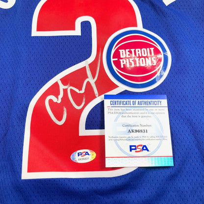 Cade Cunningham signed jersey PSA/DNA Detroit Pistons Autographed