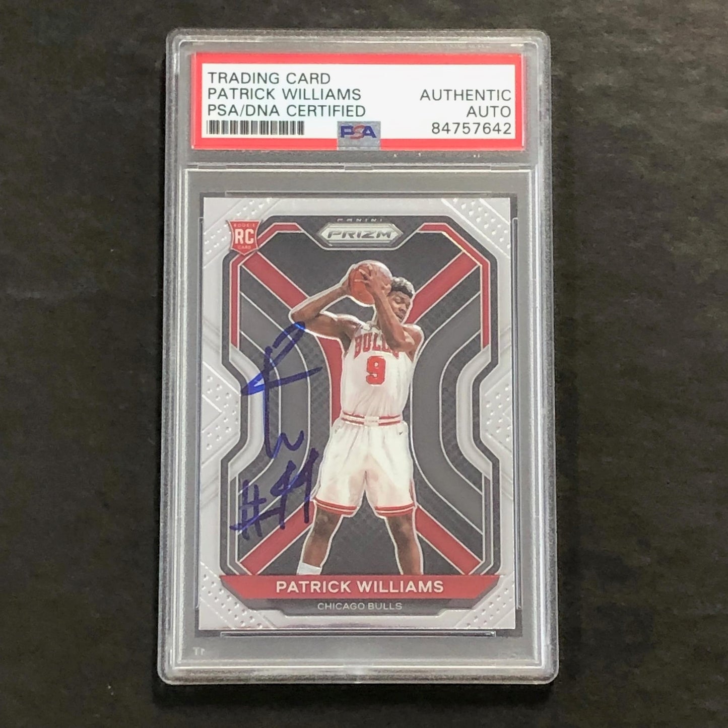 2020-21 Panini Prizm #288 Patrick Williams PSA Slabbed AUTO RC Bulls
