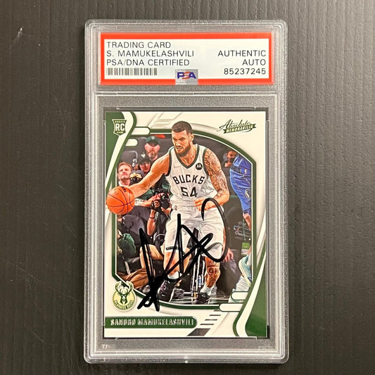 2021-2022 Panini Chronicles Absolute #200 Sandro Mamukelashvili Signed Card AUTO