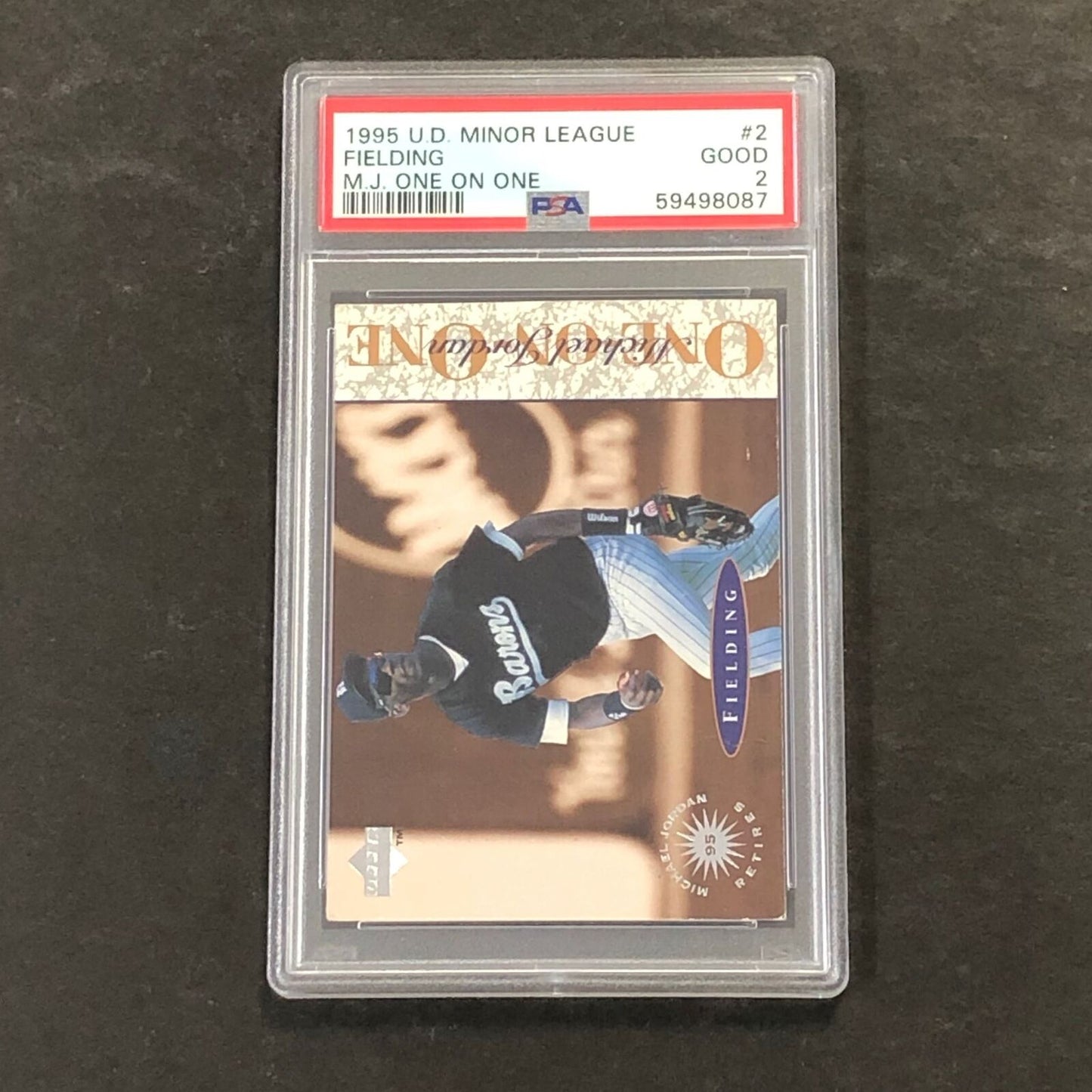 1995 U.D. Minor League #2 Fielding PSA 2 Good M.J. One on One