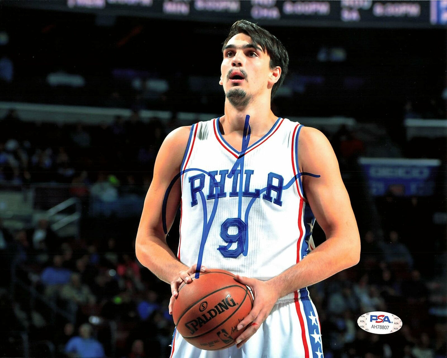 Dario Saric signed 8x10 photo PSA/DNA Philadelphia 76ers Autographed