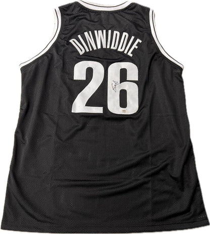 Spencer Dinwiddie signed jersey PSA/DNA Brooklyn Nets Autographed