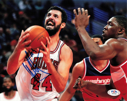 Nikola Mirotic signed 8x10 photo PSA/DNA Chicago Bulls Autographed Bucks