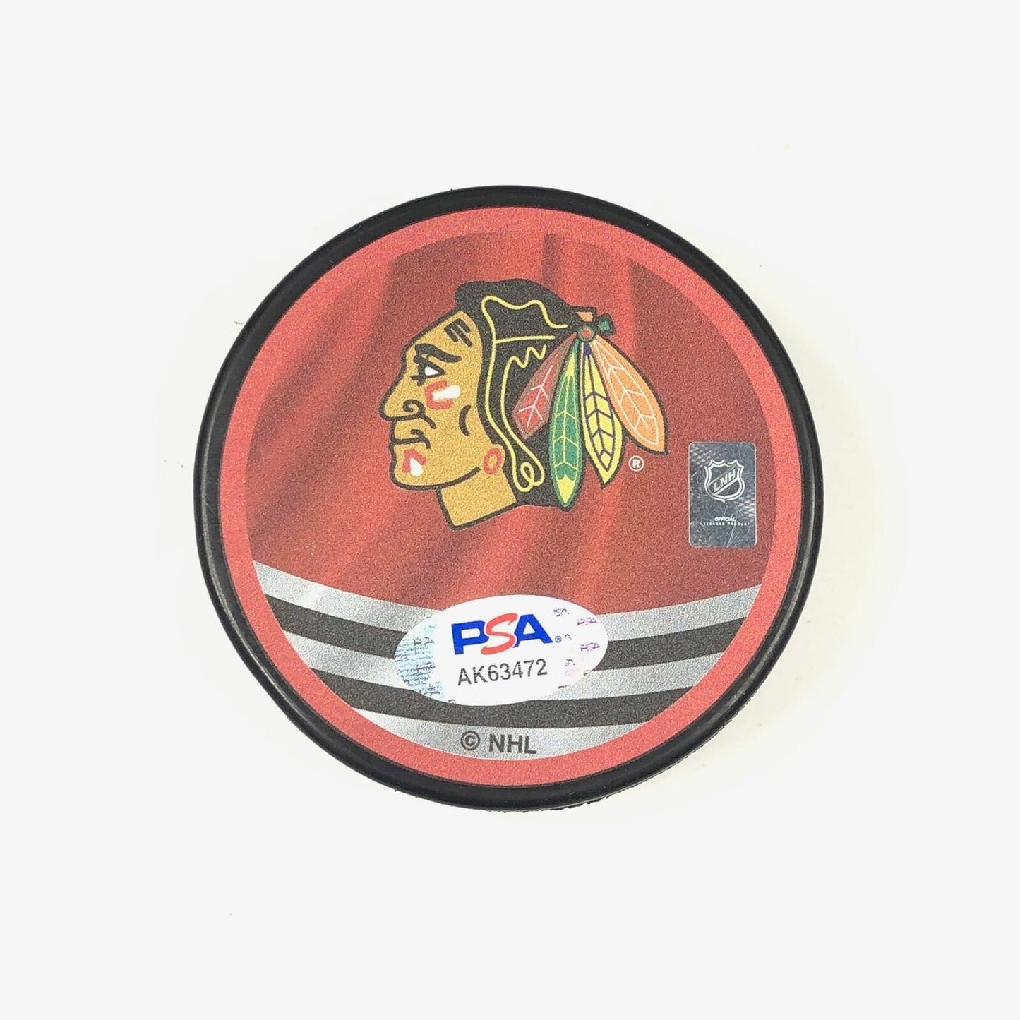 DOMINIK KUBALIK signed Hockey Puck PSA/DNA Chicago Blackhawks Autographed