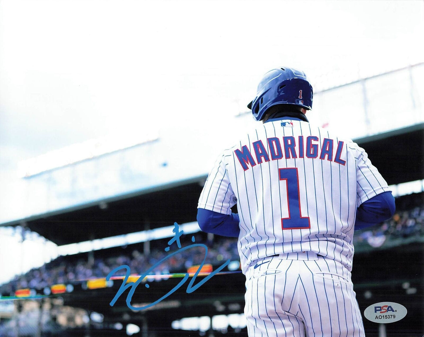 Nick Madrigal signed 8x10 photo PSA/DNA Chicago Cubs Autographed