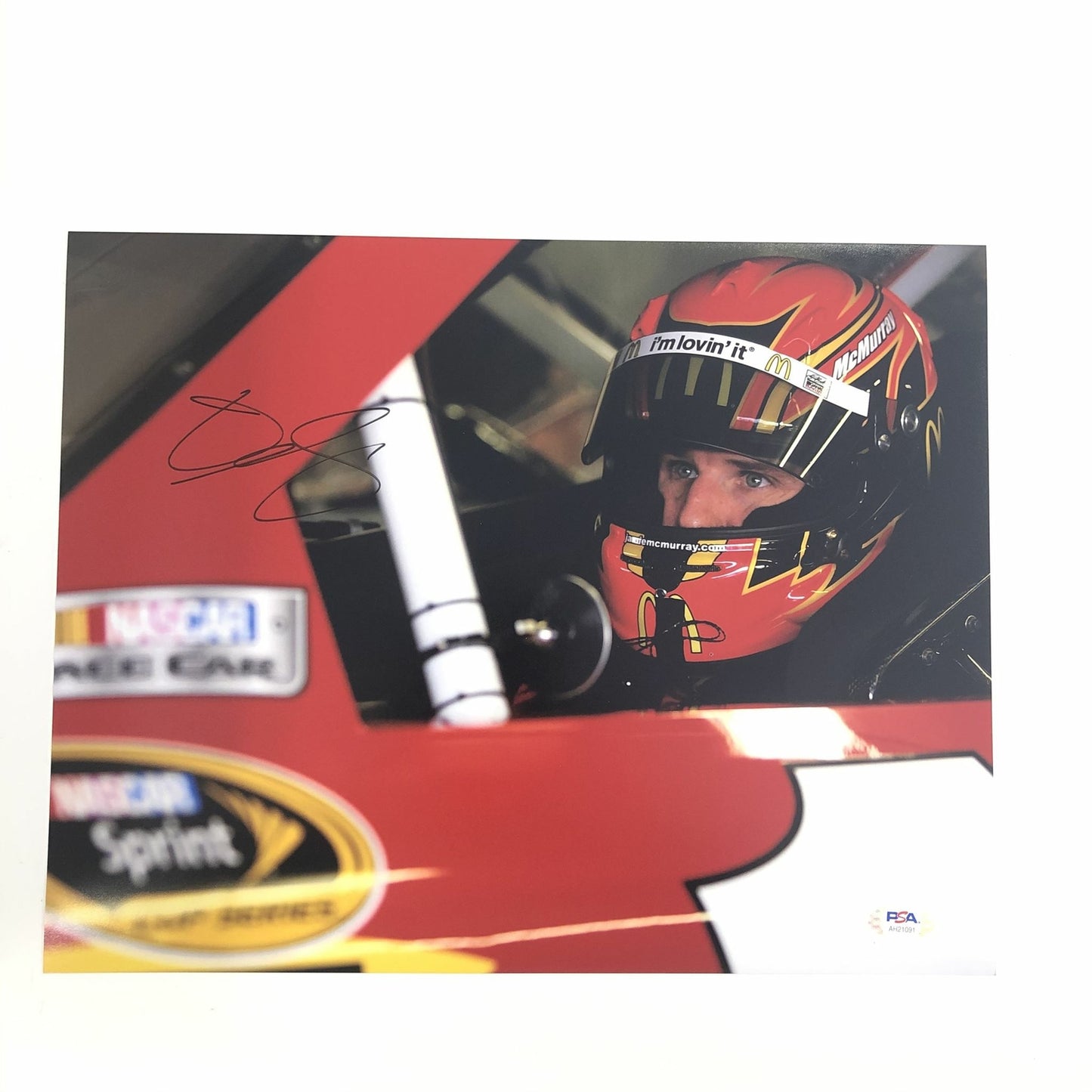Jamie McMurray Signed 11x14 Photo PSA/DNA Autographed NASCAR