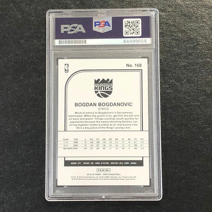 2019-20 NBA Hoops #168 Bogdan Bogdanovic signed Auto 10 Card PSA/DNA Slabbed Kin