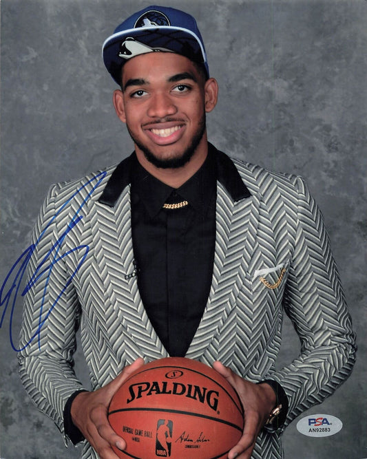 Karl Anthony Towns signed 8x10 photo PSA/DNA Minnesota Timberwolves Autographed