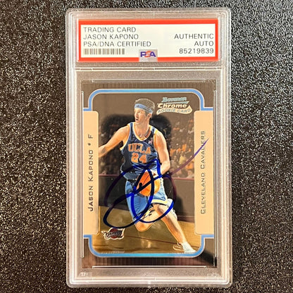 2003 Topps NBA Properties #125 Jason Kapono Signed Card AUTO PSA/DNA Slabbed UCL