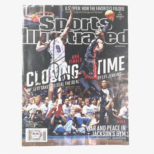 Serge Ibaka signed SI Magazine PSA/DNA Oklahoma City Thunder Autographed