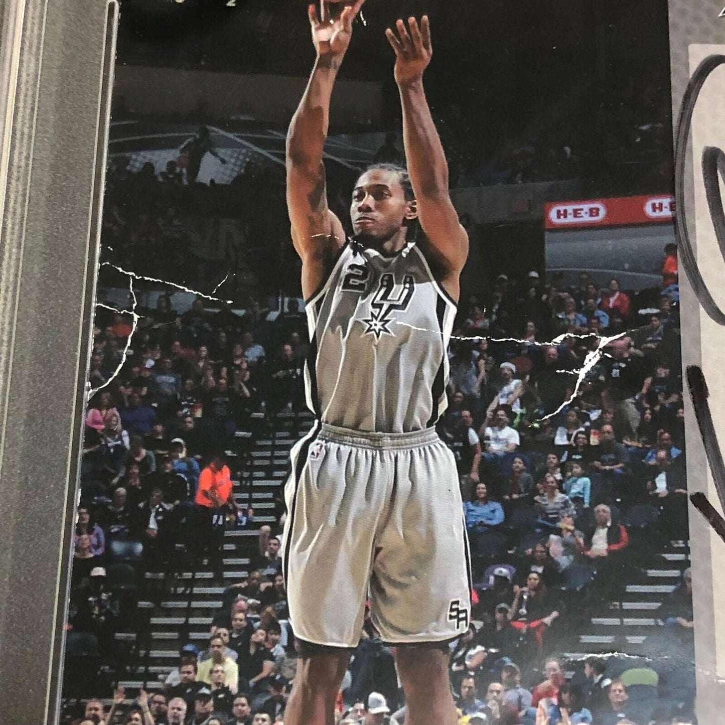 Kawhi Leonard Signed Print PSA/DNA San Antonio Spurs Autographed