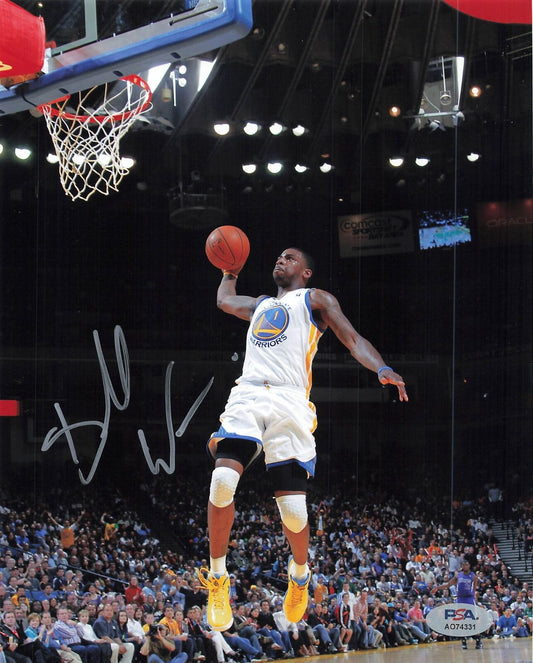 DORELL WRIGHT signed 8x10 photo PSA/DNA Golden State Warriors Autographed